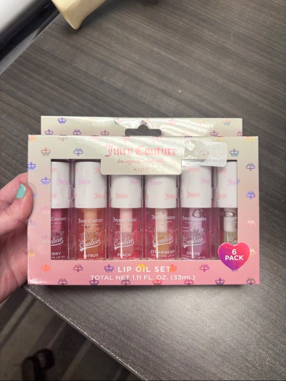 Juicy Couture Kids 6-Pack Lip Oil Set